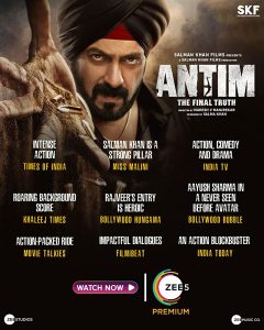 فيلم Antim: The Final Truth 2021 مترجم